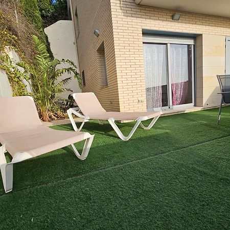 Duplex Moderno 3 Hab Parking, Vistas Al Mar Y Terraza Lejlighed Sitges Eksteriør billede